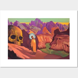 Isaa And the Giant's Head by Nicholas Roerich Posters and Art